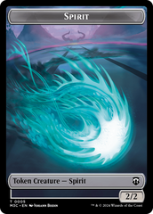 Eldrazi (Ripple Foil) // Spirit Double-Sided Token [Modern Horizons 3 Commander Tokens] | Silver Goblin