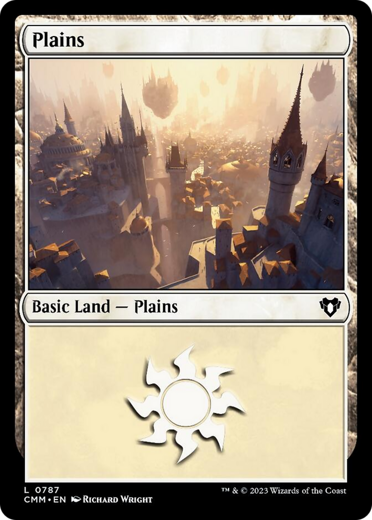Plains (787) [Commander Masters] | Silver Goblin