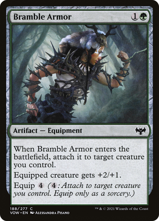 Bramble Armor [Innistrad: Crimson Vow] Foil
