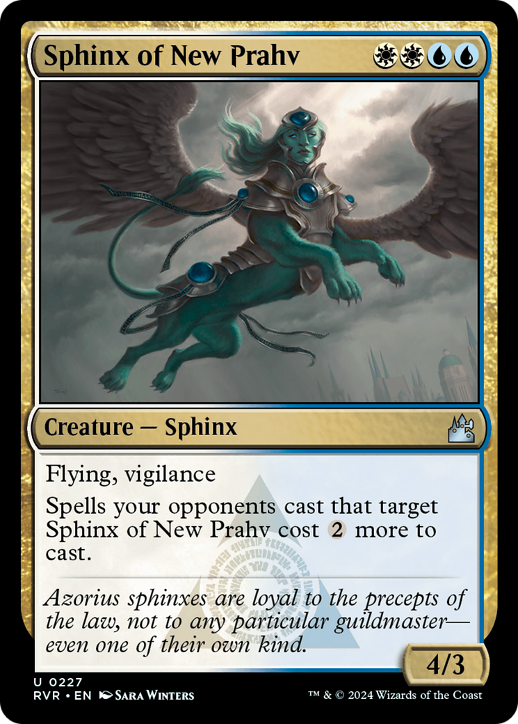 Sphinx of New Prahv [Ravnica Remastered] | Silver Goblin