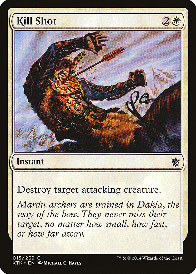 Kill Shot [Khans of Tarkir] Foil