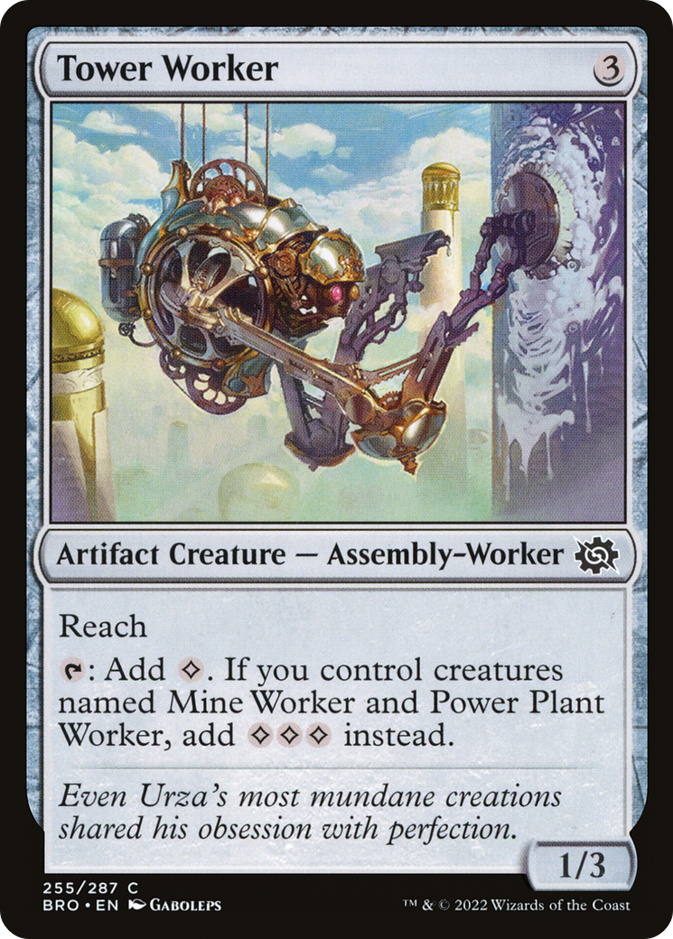Tower Worker [The Brothers' War] Foil