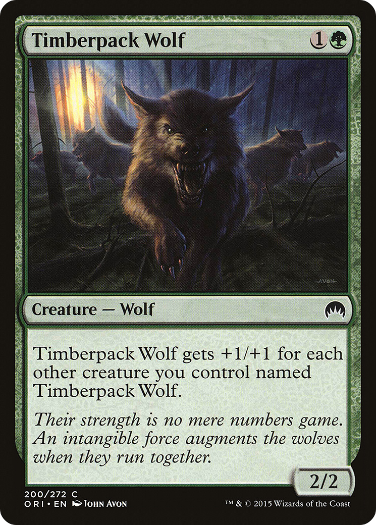 Timberpack Wolf (200) Foil - Magic Origins