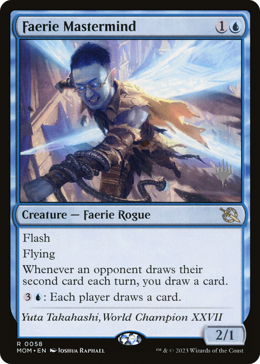 Faerie Mastermind (Promo Pack) [March of the Machine Promos] Foil
