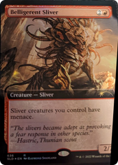 Belligerent Sliver (Extended Art) [Secret Lair Drop Series] | Silver Goblin