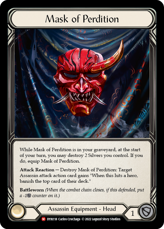 Mask of Perdition [DYN118] (Dynasty) | Silver Goblin