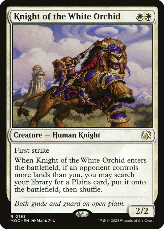Knight of the White Orchid [March of the Machine Commander]
