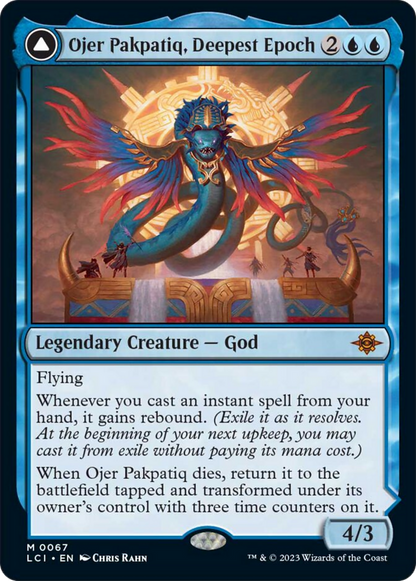 Ojer Pakpatiq, Deepest Epoch // Temple of Cyclical Time [The Lost Caverns of Ixalan] Foil