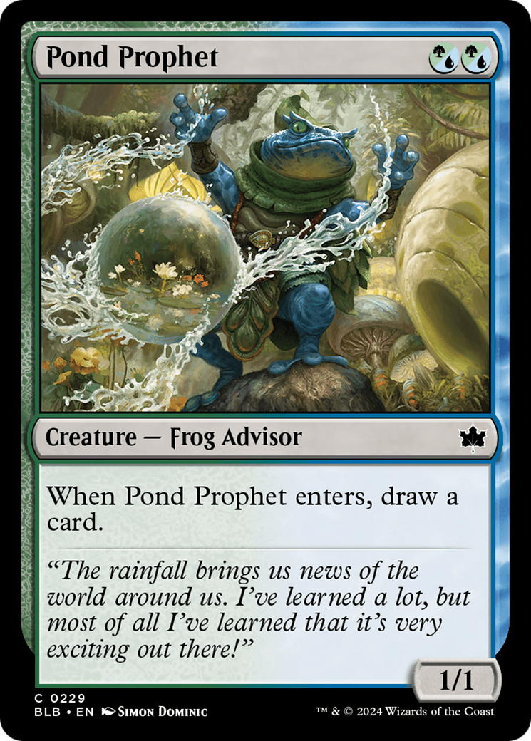 Pond Prophet [Bloomburrow] | Silver Goblin