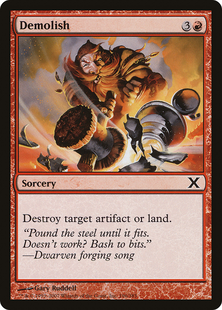 Demolish (196) - Tenth Edition