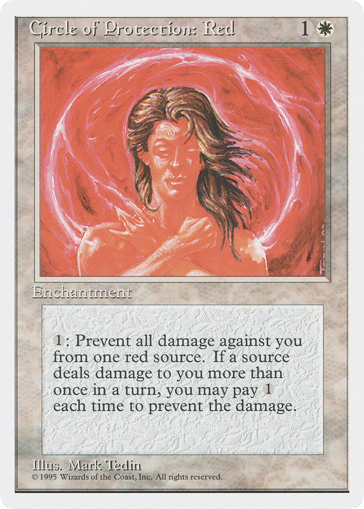 Circle of Protection: Red [Fourth Edition] | Silver Goblin