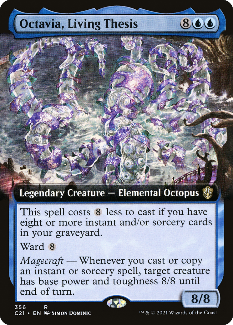 Octavia, Living Thesis (Extended Art) (356) - Commander 2021