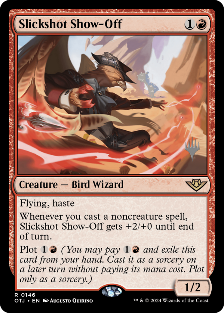 Slickshot Show-Off (Promo Pack) [Outlaws of Thunder Junction Promos] Foil