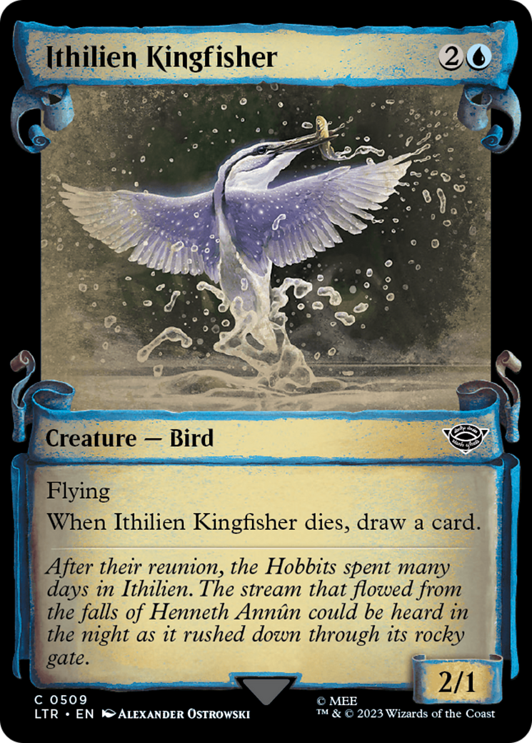 Ithilien Kingfisher [The Lord of the Rings: Tales of Middle-Earth Showcase Scrolls] Foil