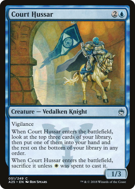 Court Hussar [Masters 25] Foil