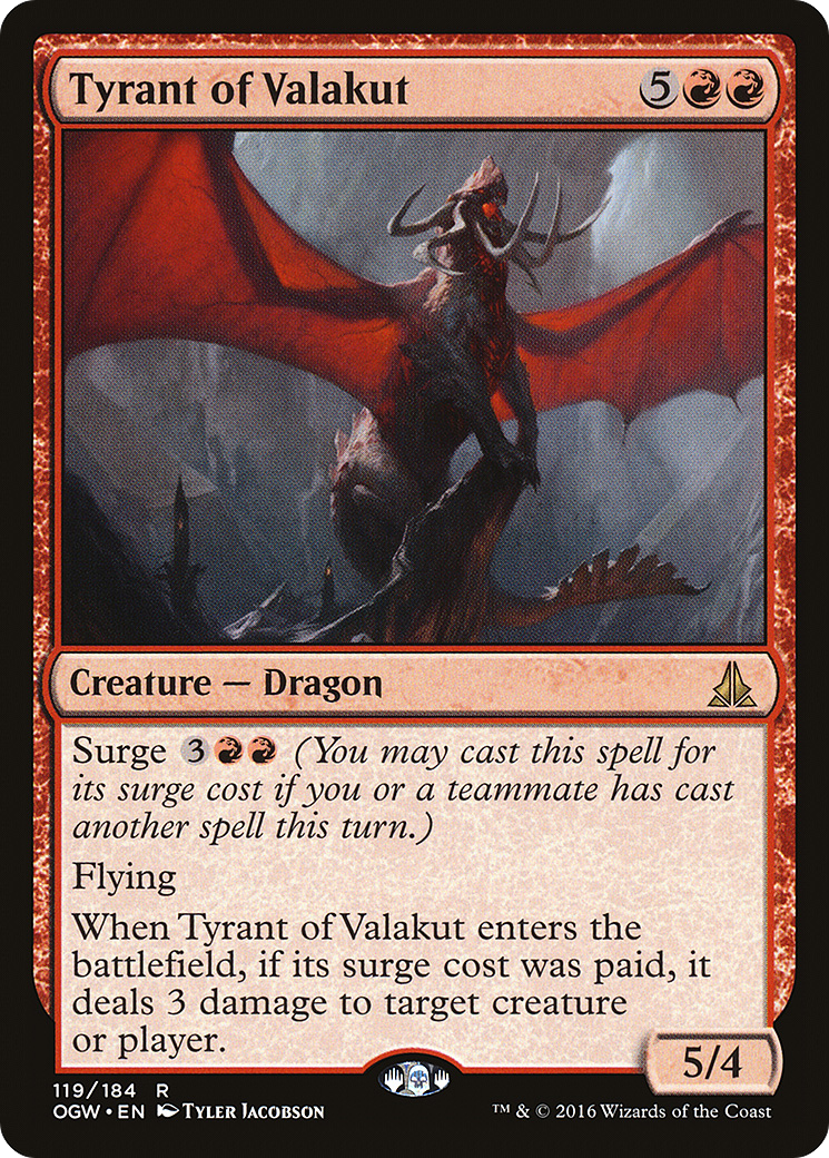Tyrant of Valakut (119) - Oath of the Gatewatch