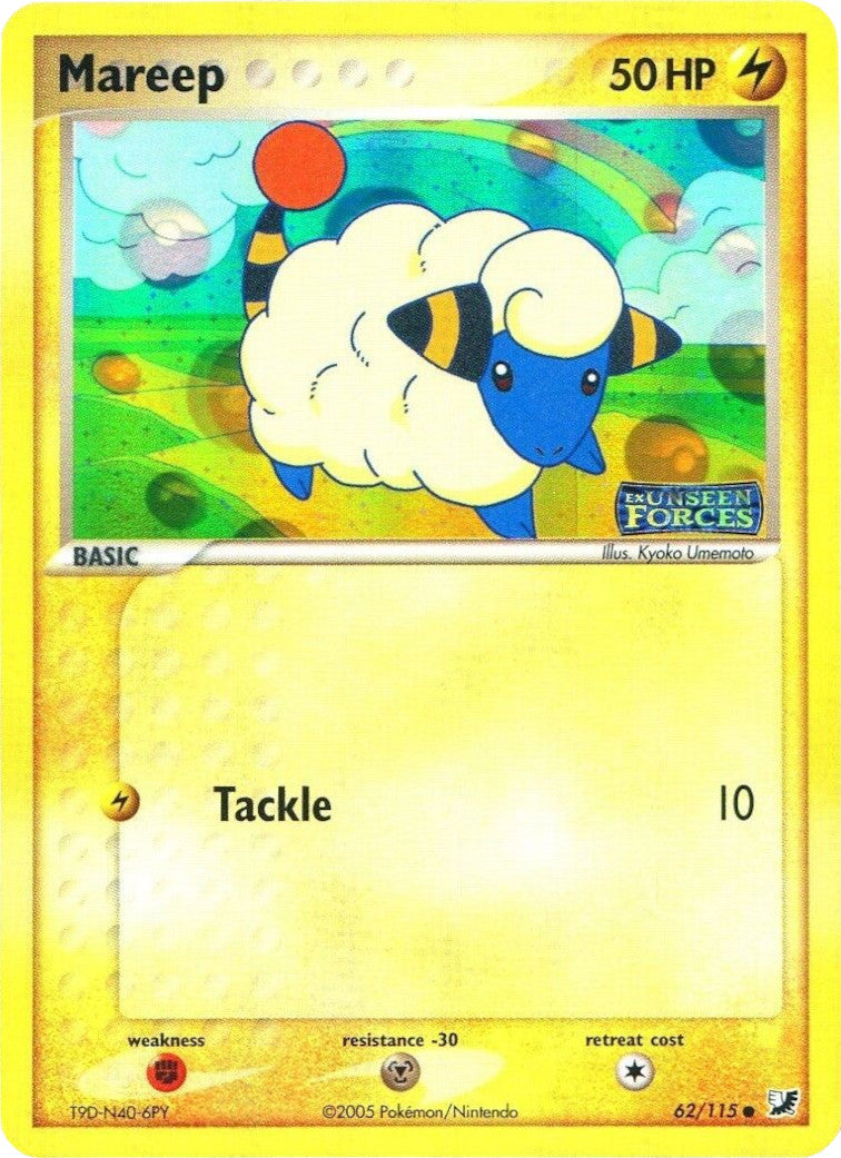 Mareep (62/115) (Stamped) [EX: Unseen Forces] | Silver Goblin