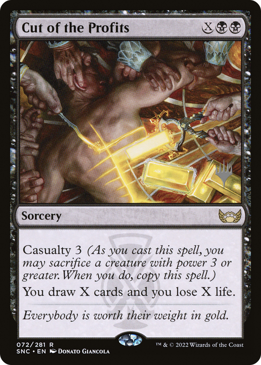Cut of the Profits (Promo Pack) [Streets of New Capenna Promos] Foil