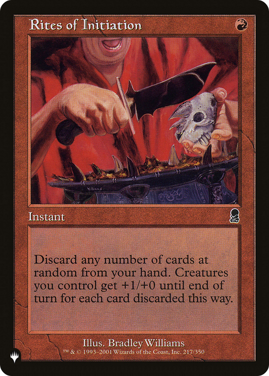Rites of Initiation (ODY-217)