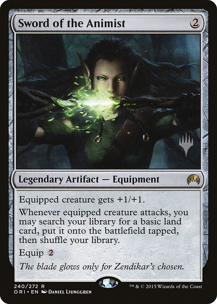 Sword of the Animist (240) Foil - Magic Origins Promos