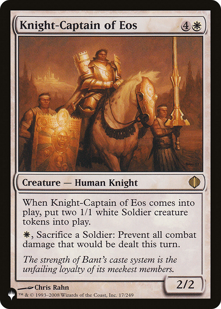 Knight-Captain of Eos [The List] | Silver Goblin