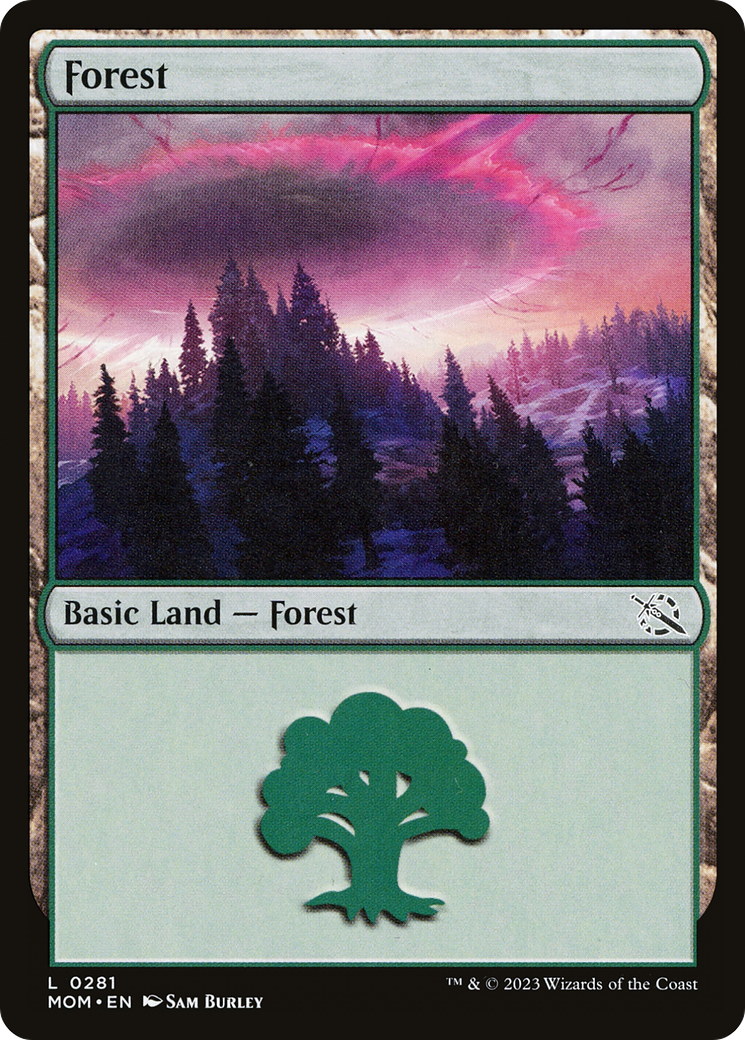 Forest (281) [March of the Machine] | Silver Goblin