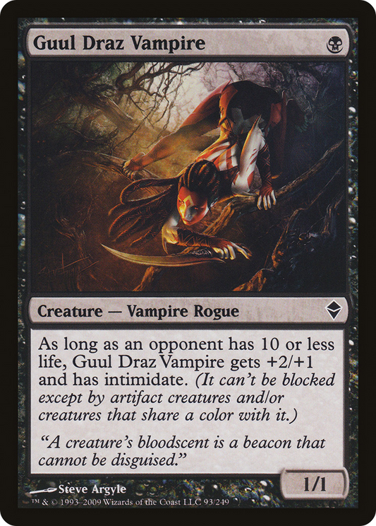 Guul Draz Vampire [Zendikar] Foil