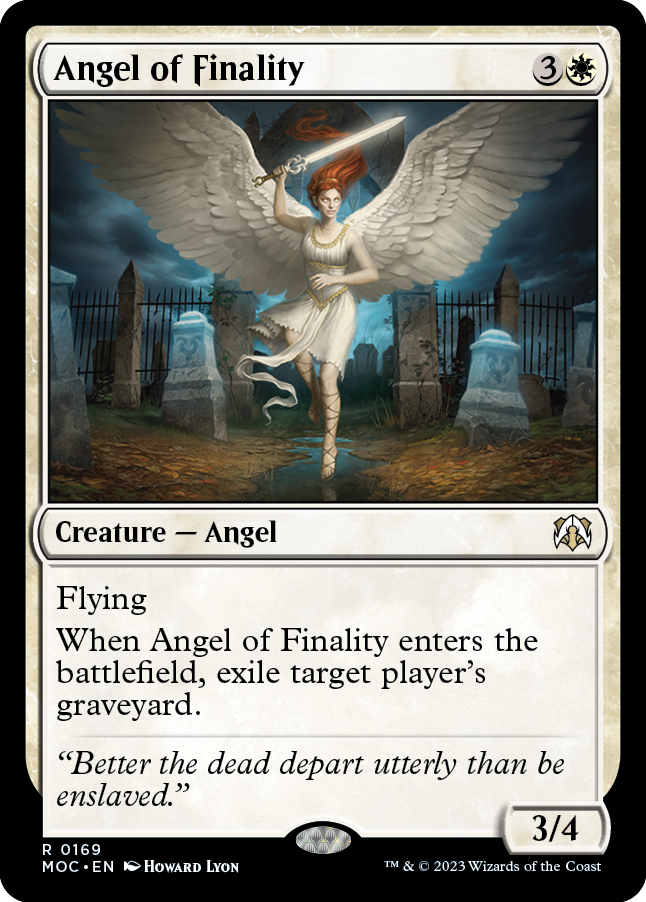 Angel of Finality [March of the Machine Commander] | Silver Goblin