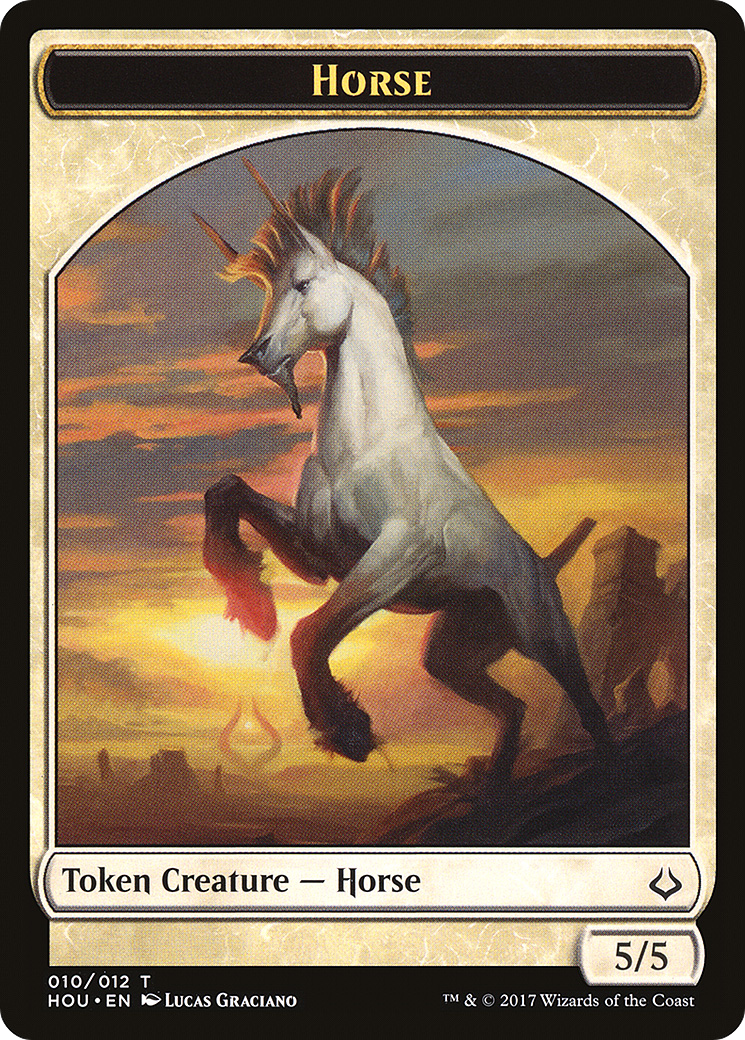 Horse Token (010) - Hour of Devastation Tokens