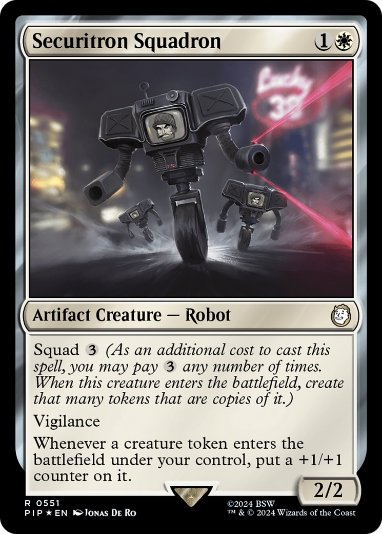 Securitron Squadron (Surge Foil) (551) Foil - Fallout