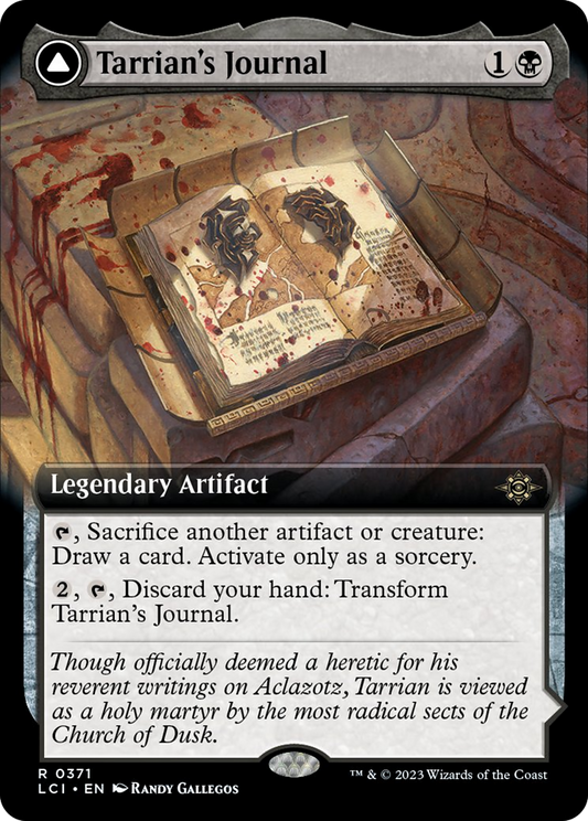 Tarrian's Journal // The Tomb of Aclazotz (Extended Art) [The Lost Caverns of Ixalan] Foil