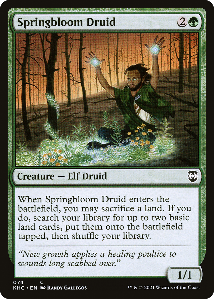 Springbloom Druid [Kaldheim Commander]