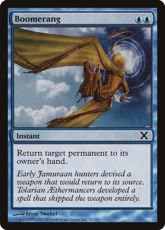 Boomerang (070) Foil - Tenth Edition