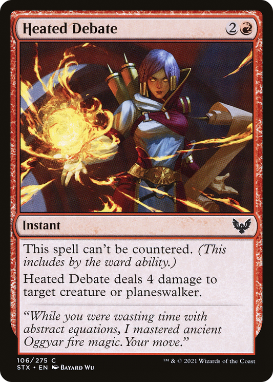 Heated Debate [Strixhaven: School of Mages] Foil