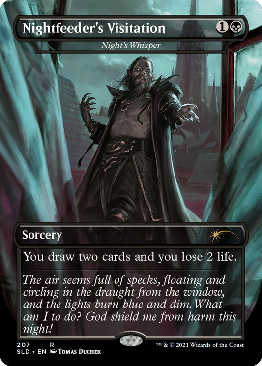 Night's Whisper - Nightfeeder's Visitation [Secret Lair Drop Series] Foil