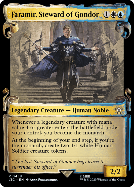 Faramir, Steward of Gondor [The Lord of the Rings: Tales of Middle-Earth Commander Showcase Scrolls] Foil