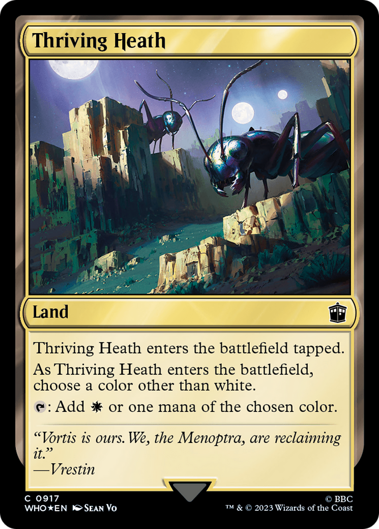 Thriving Heath (Surge Foil) [Doctor Who] | Silver Goblin