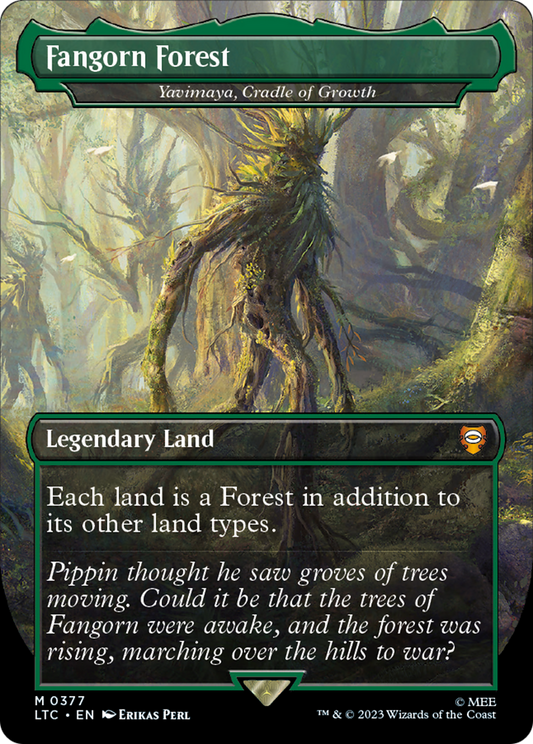 Fangorn Forest - Yavimaya, Cradle of Growth [The Lord of the Rings: Tales of Middle-Earth Commander] Foil