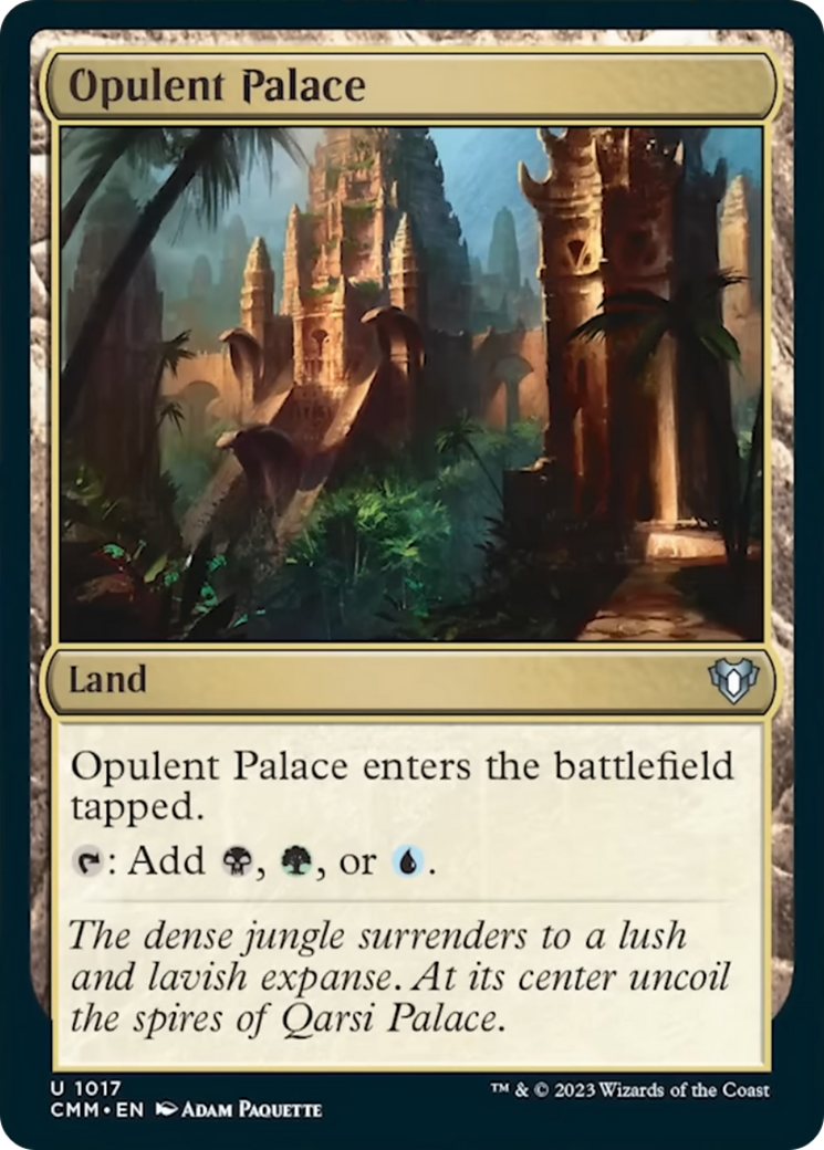 Opulent Palace [Commander Masters] | Silver Goblin