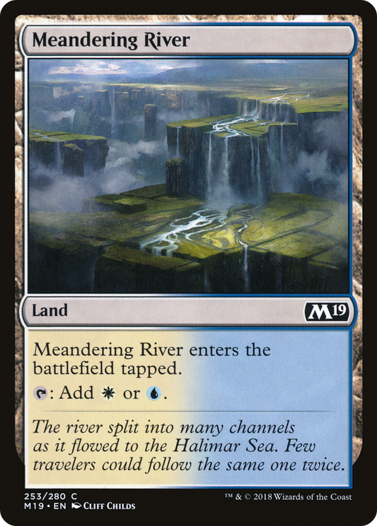 Meandering River [Core Set 2019] Foil