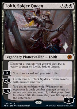 Lolth, Spider Queen (Promo Pack) [Dungeons & Dragons: Adventures in the Forgotten Realms Promos] | Silver Goblin