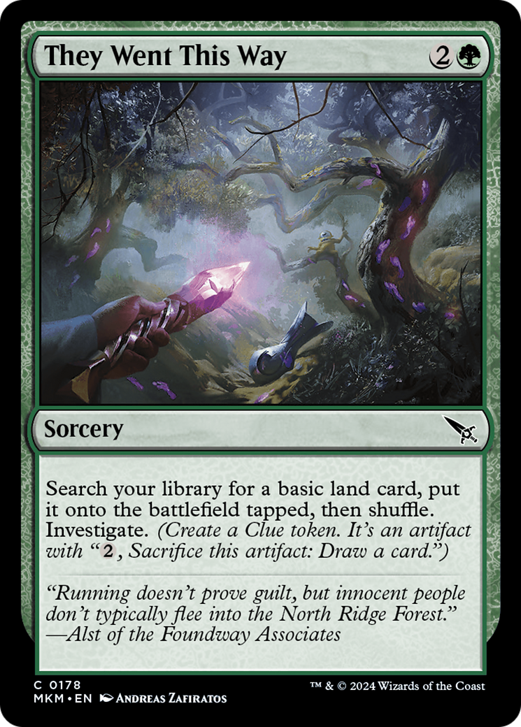 They Went This Way [Murders at Karlov Manor] Foil
