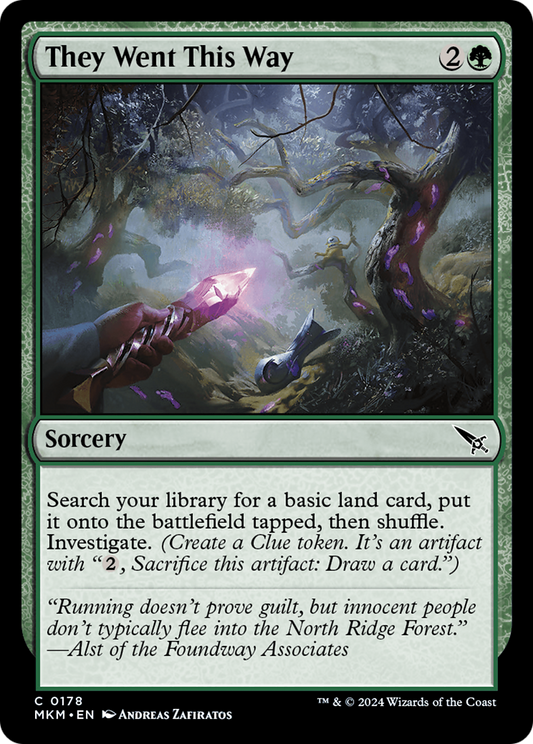 They Went This Way [Murders at Karlov Manor] Foil