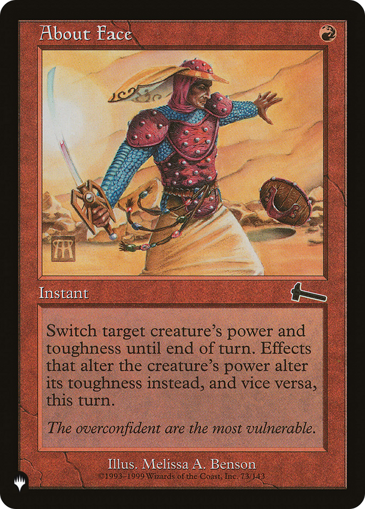 About Face (ULG-73)