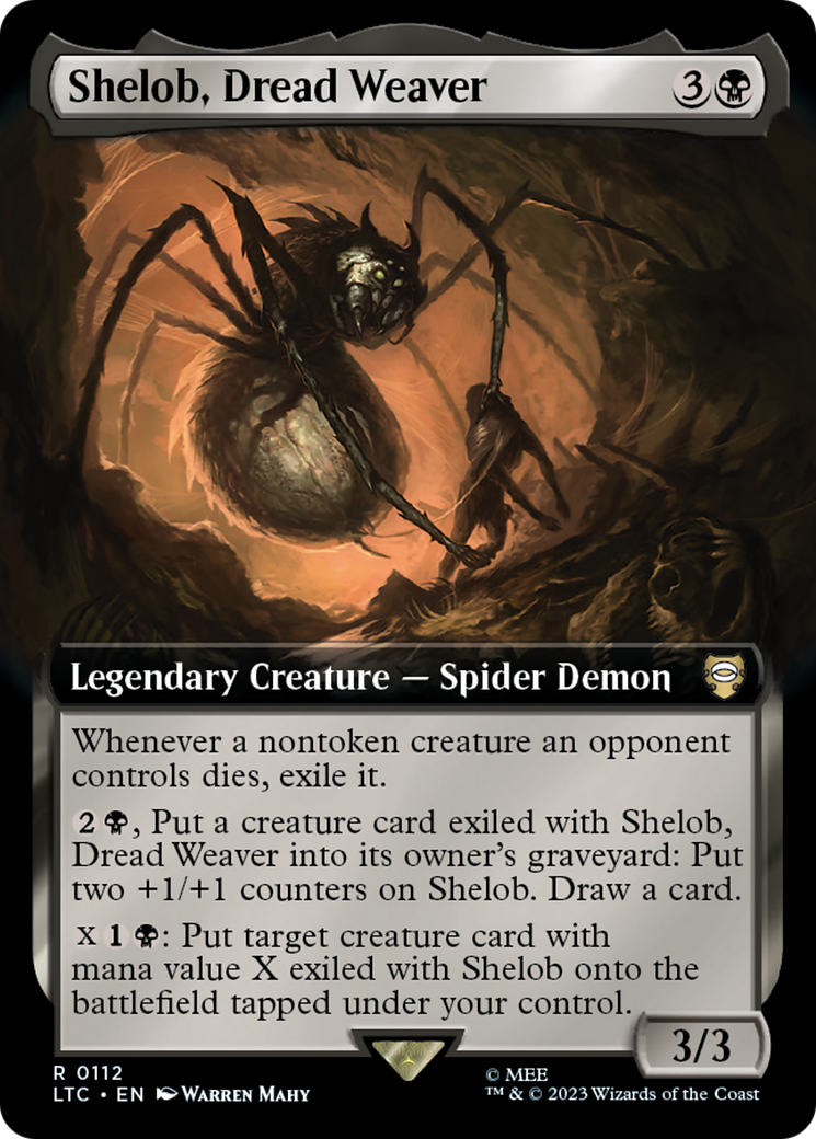 Shelob, Dread Weaver (Extended Art) [The Lord of the Rings: Tales of Middle-Earth Commander] | Silver Goblin