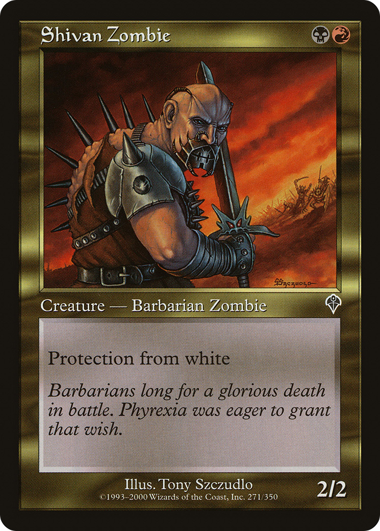 Shivan Zombie [Invasion] Foil