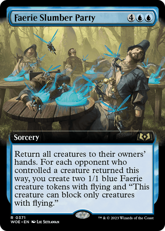 Faerie Slumber Party (Extended Art) [Wilds of Eldraine] Foil