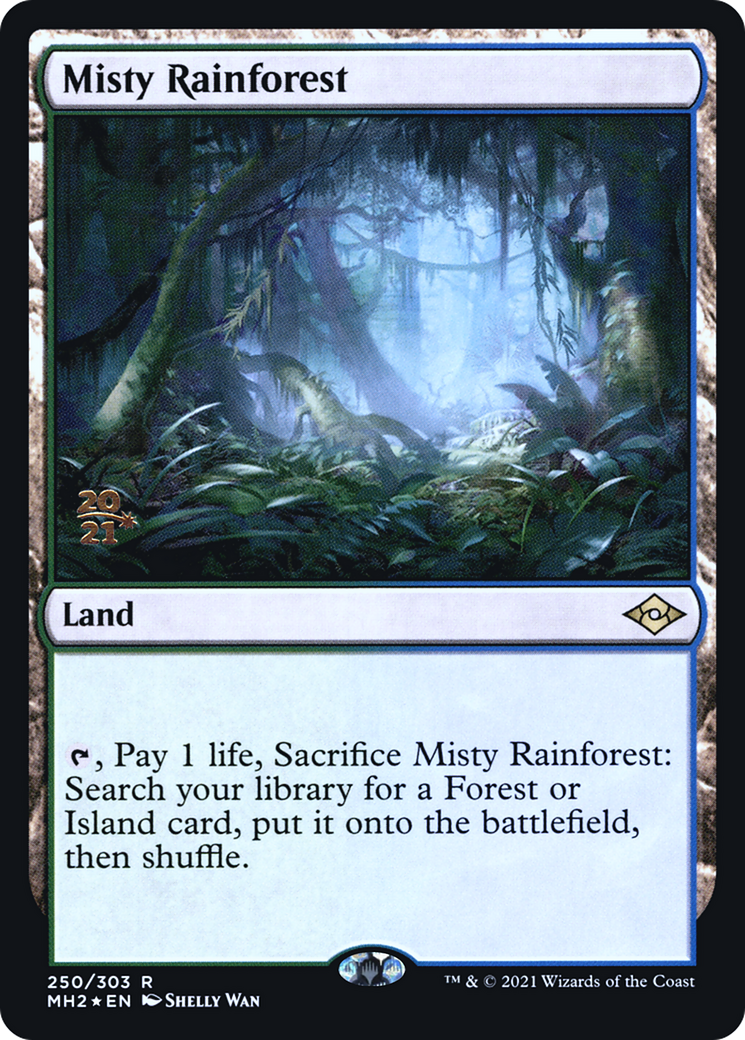 Misty Rainforest [Modern Horizons 2 Prerelease Promos]