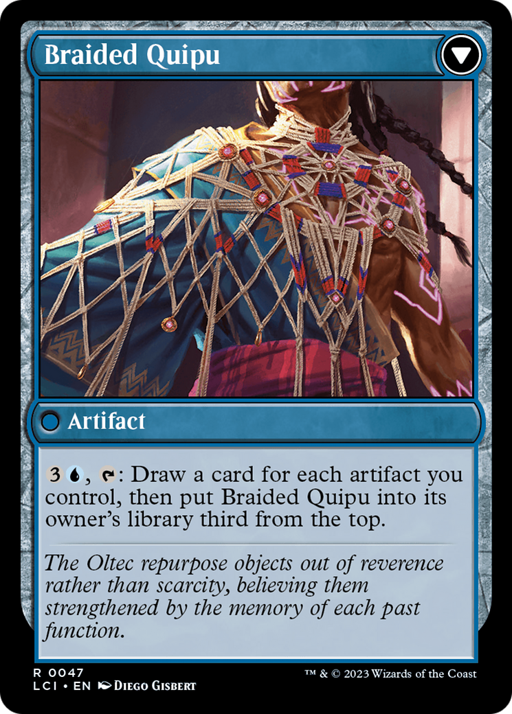Braided Net // Braided Quipu [The Lost Caverns of Ixalan] Foil