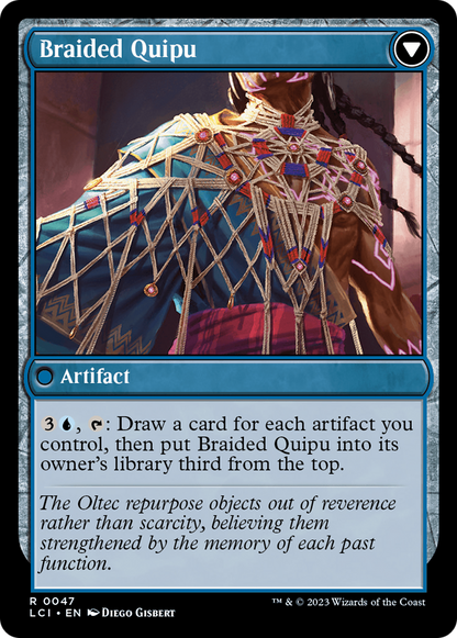 Braided Net // Braided Quipu [The Lost Caverns of Ixalan] Foil
